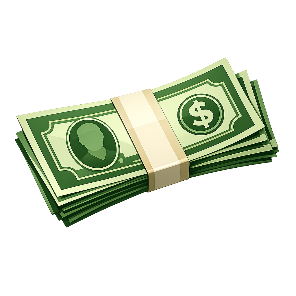 Cash wallet logo